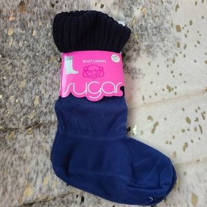 Fleece Navy Tall‎ Boot Liner